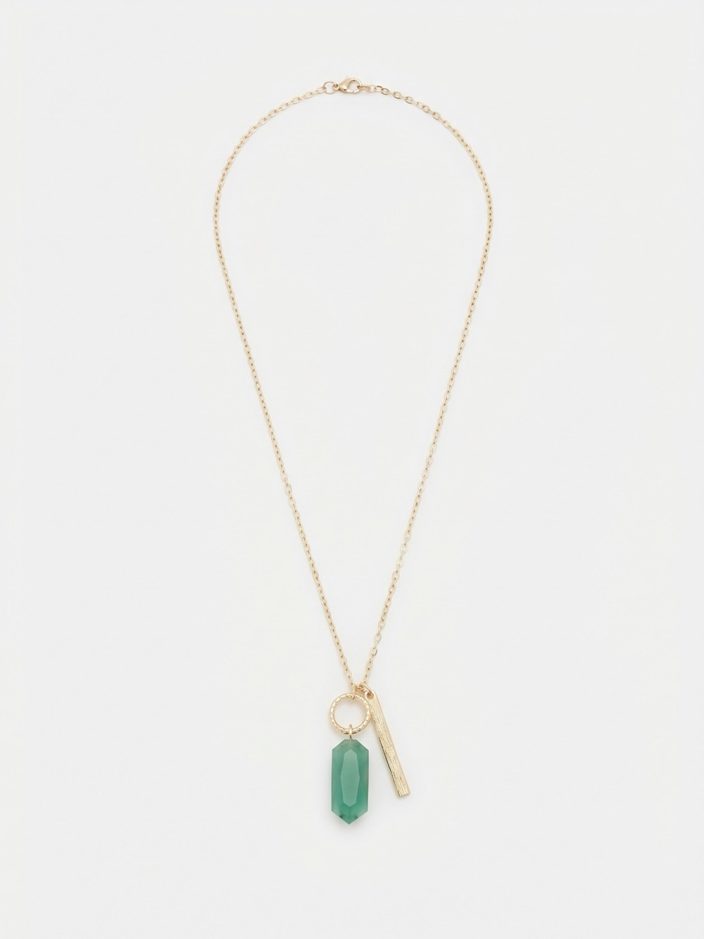 Panacea Genuine Stone Pendant Necklace Brand New On Card
